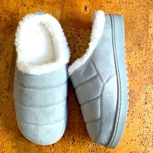 Sonoma soft and cozy microsuede slippers